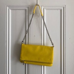 Yellow chain strap Express bag